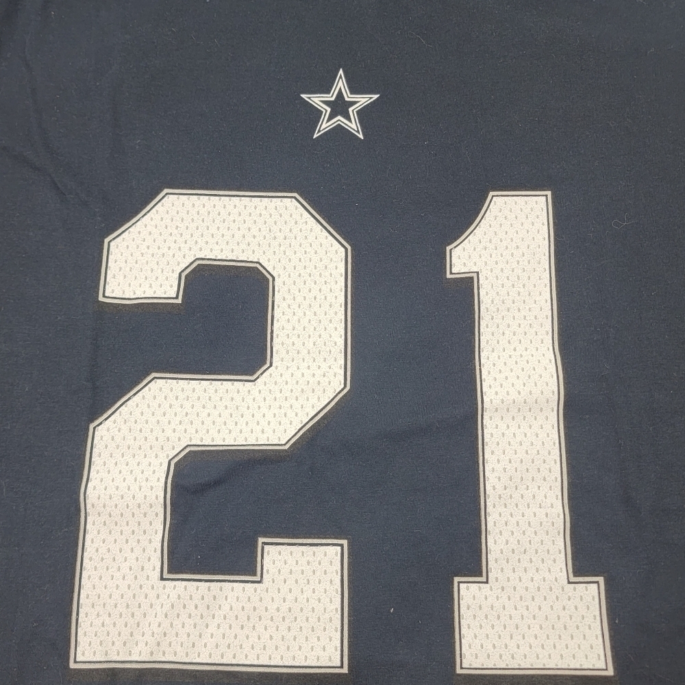 NWT NFL Cowboys Her Style Elliott‎ tshirt with jersey #s - Picture 2 of 6